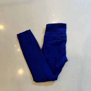 Lululemon Blue 7/8 Length Size 4 Leggings